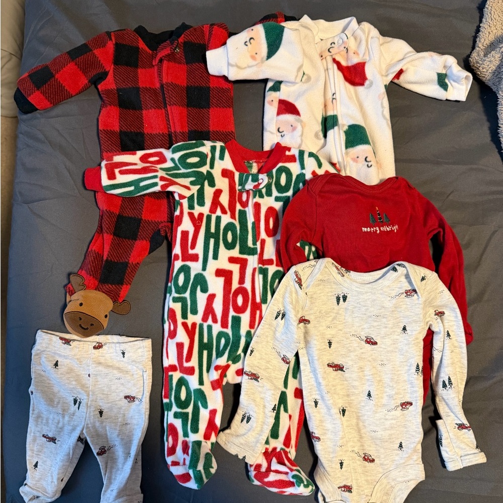Christmas Newborn Outfit Bundle